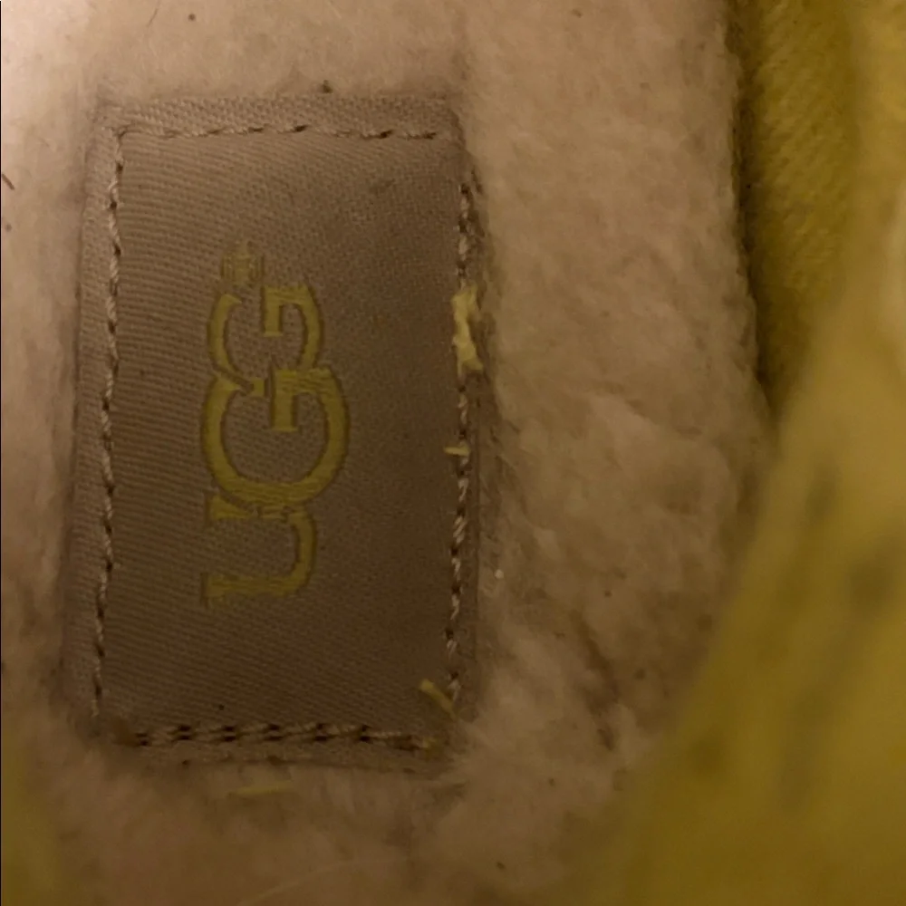 Ugg Bolden Gray Leather/Suede Chelsea Boots Size 6 - Picture 7 of 9